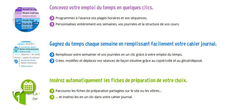 avantages cahier journal