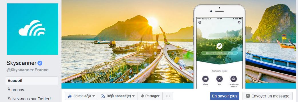 facebook skyscanner